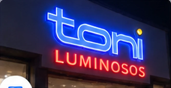 Ilustração conceitual de uma placa iluminada